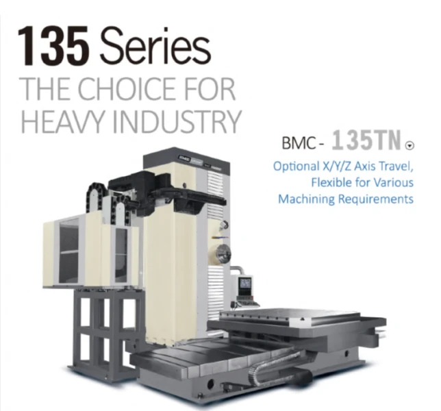 Horizontální vyvrtávačky BMC-135TN
